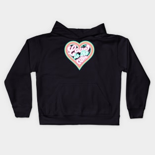 LOVE IS THE CURE (pink) Kids Hoodie